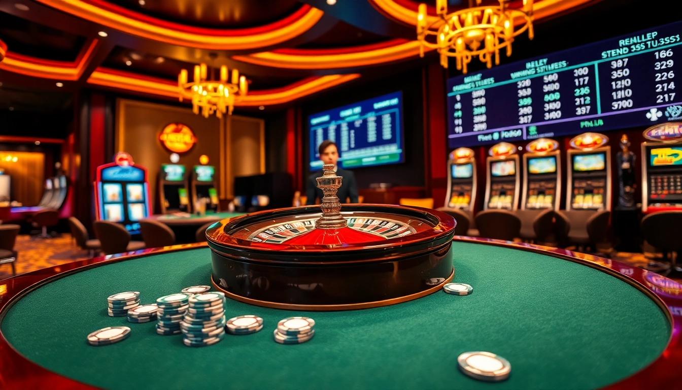 Experience winning thrills at https://shbet.law/ with a vibrant casino atmosphere featuring poker chips and roulette.