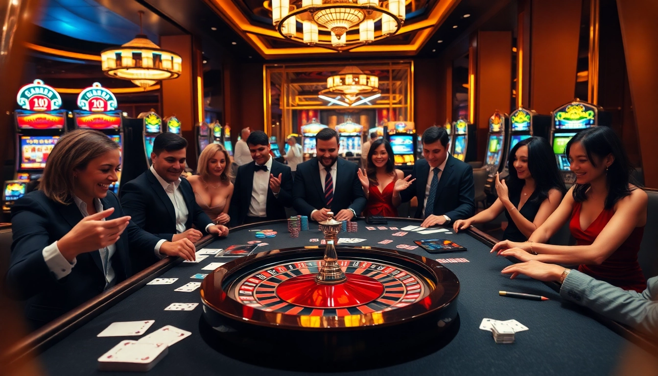 Casual players enjoy thrilling games at nhà cái da88 casino, featuring poker chips and roulette.