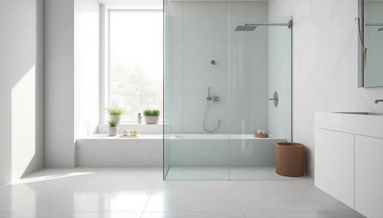 Optimisez votre salle de bain avec une douche à l'italienne moderne et élégante.