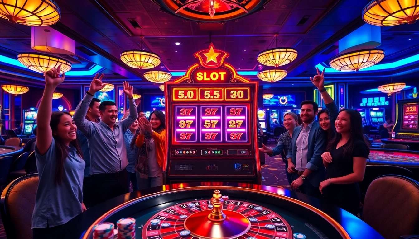 Rayakan kemenangan besar di slot depo pulsa dengan energi kasino yang hidup dan permainan yang seru.