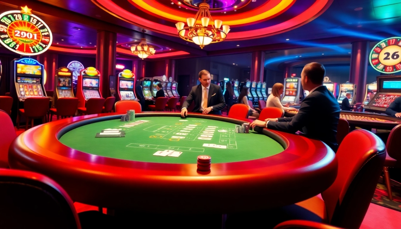 Situs deposit 5k offers thrilling casino action with vibrant gaming tables and high stakes excitement.
