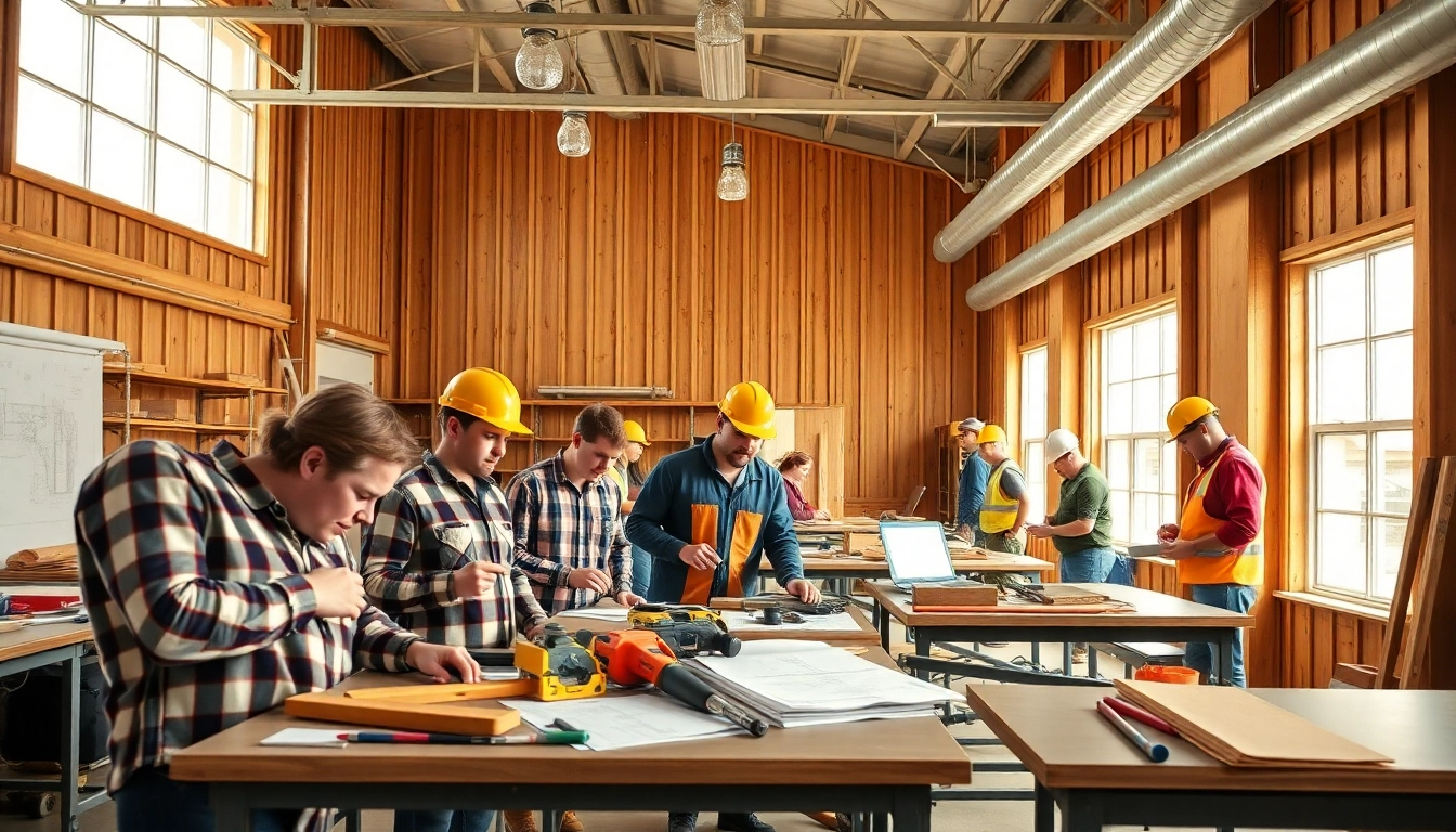 Learn about Construction trade schools in texas with students actively engaged in hands-on training.