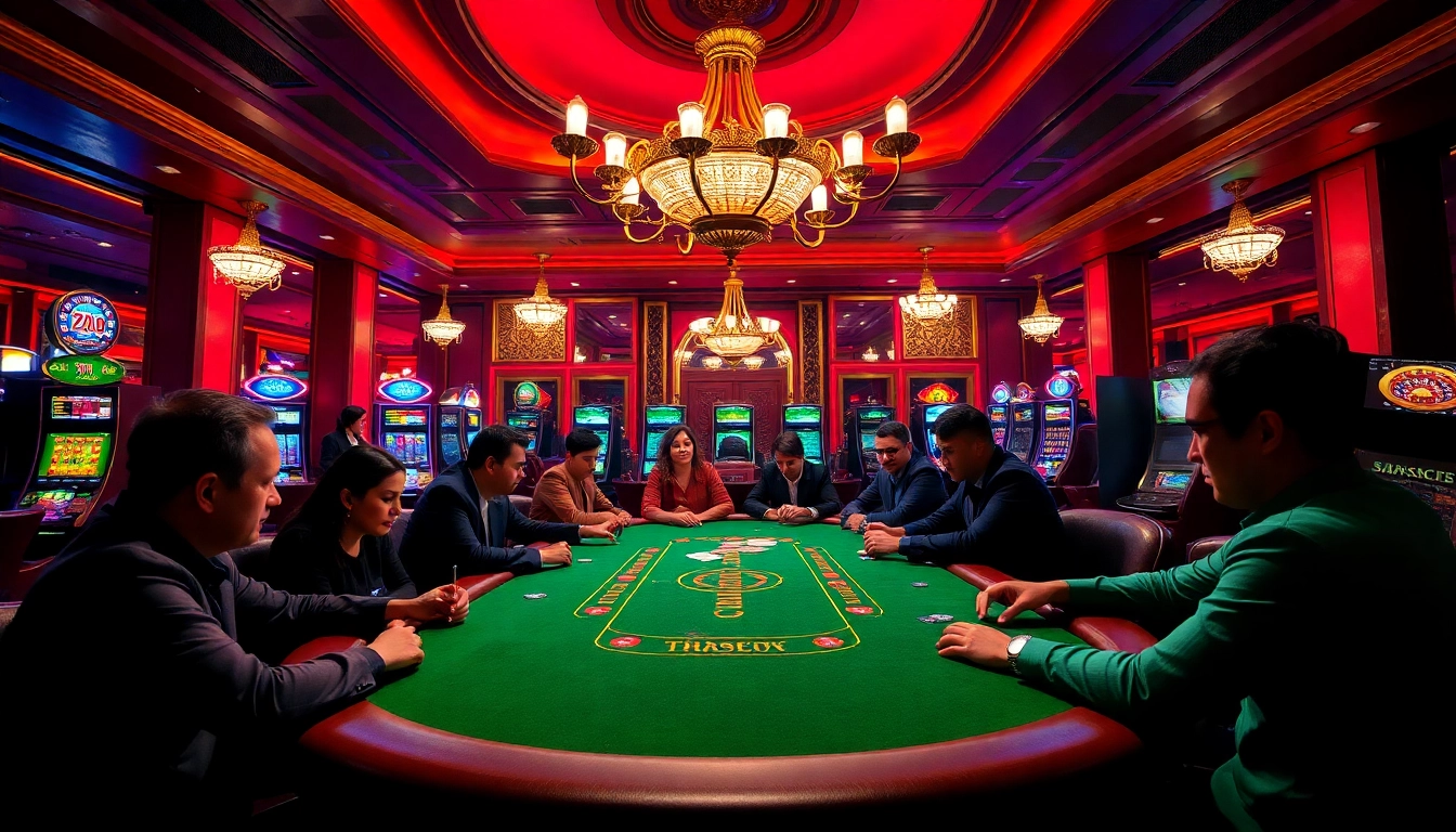 Action at a poker table showcasing the thrilling experience at RR88 casino.