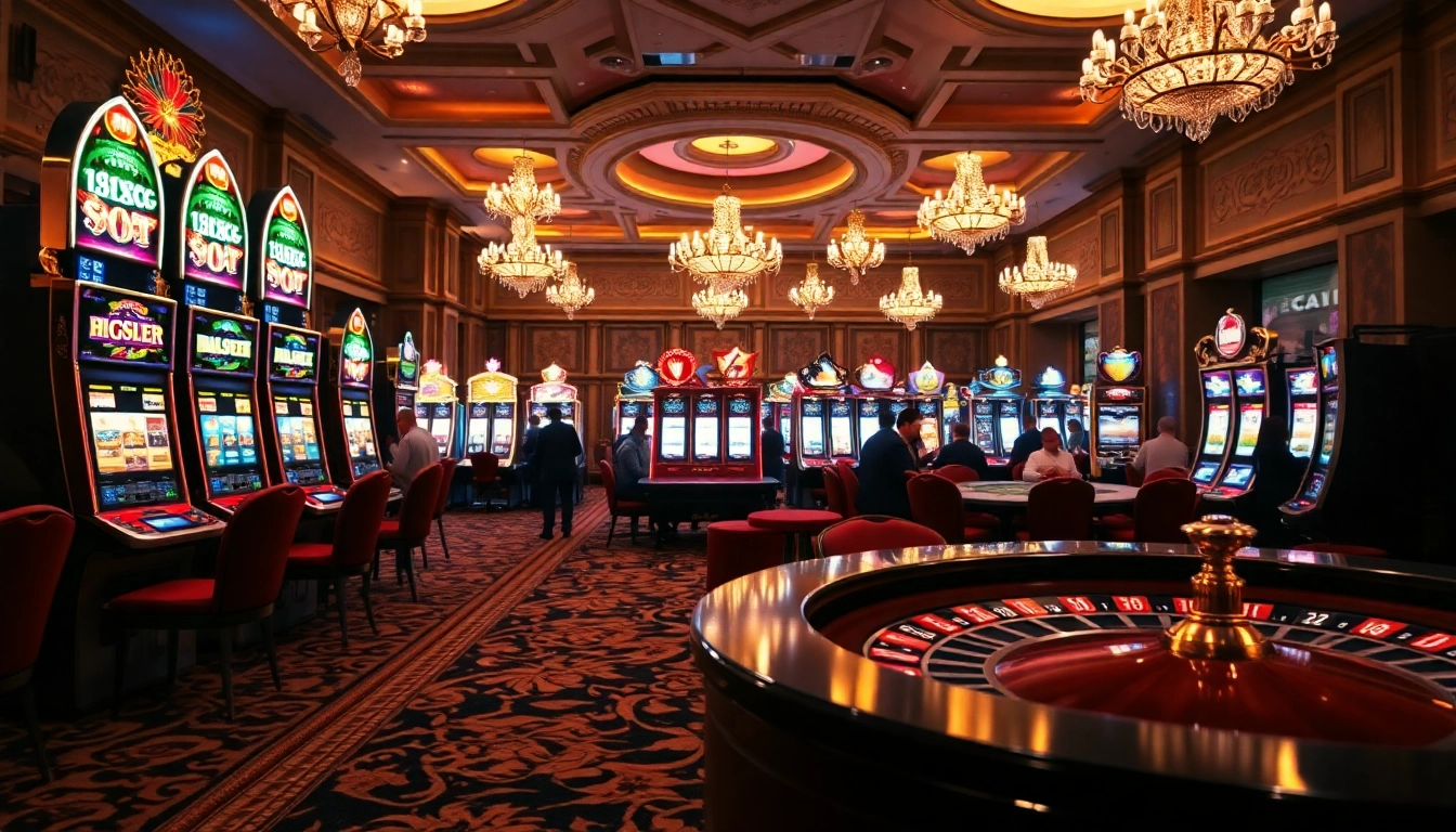 Experience thrilling gameplay with Onicplay's exciting slot machines and vibrant casino atmosphere.