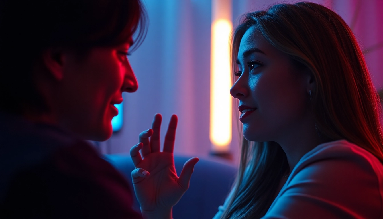 Engaging with an NSFW AI chatbot in a sophisticated virtual chat environment.