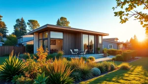 Canton Attached ADU showcasing modern architecture and landscaped surroundings.
