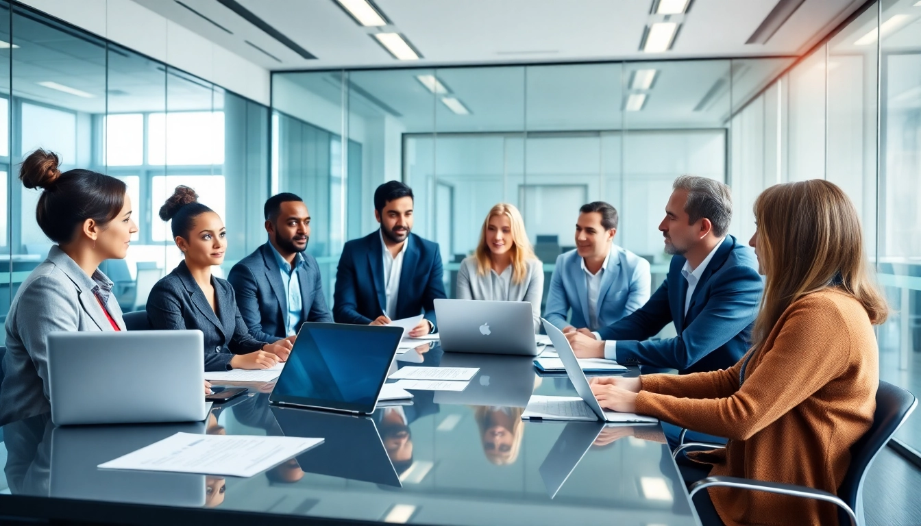 Engaging discussion on Strategy Capture Management during a professional meeting.