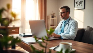 Engaging in a low cost telemedicine consultation for accessible healthcare.