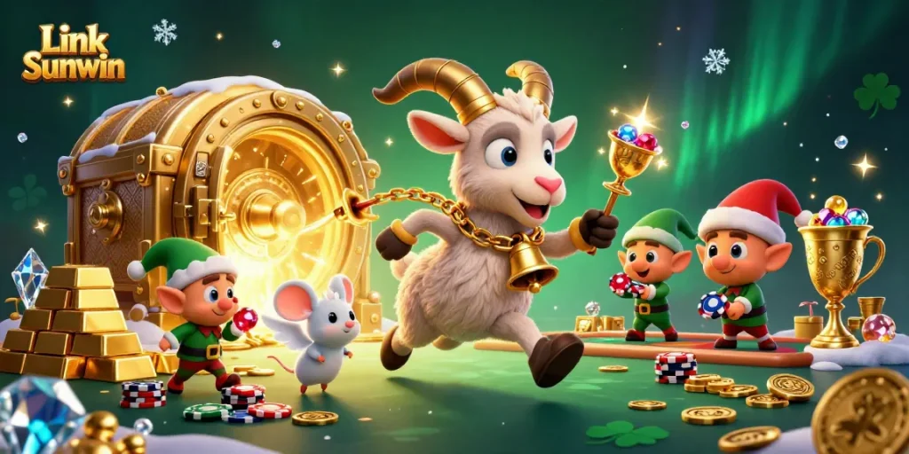 Engage in a thrilling gaming experience with Link Sunwin featuring vibrant visuals and exciting casino elements.