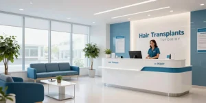 Expert hair transplant Turkey consultation at a modern healthcare clinic, focusing on compassionate patient care.